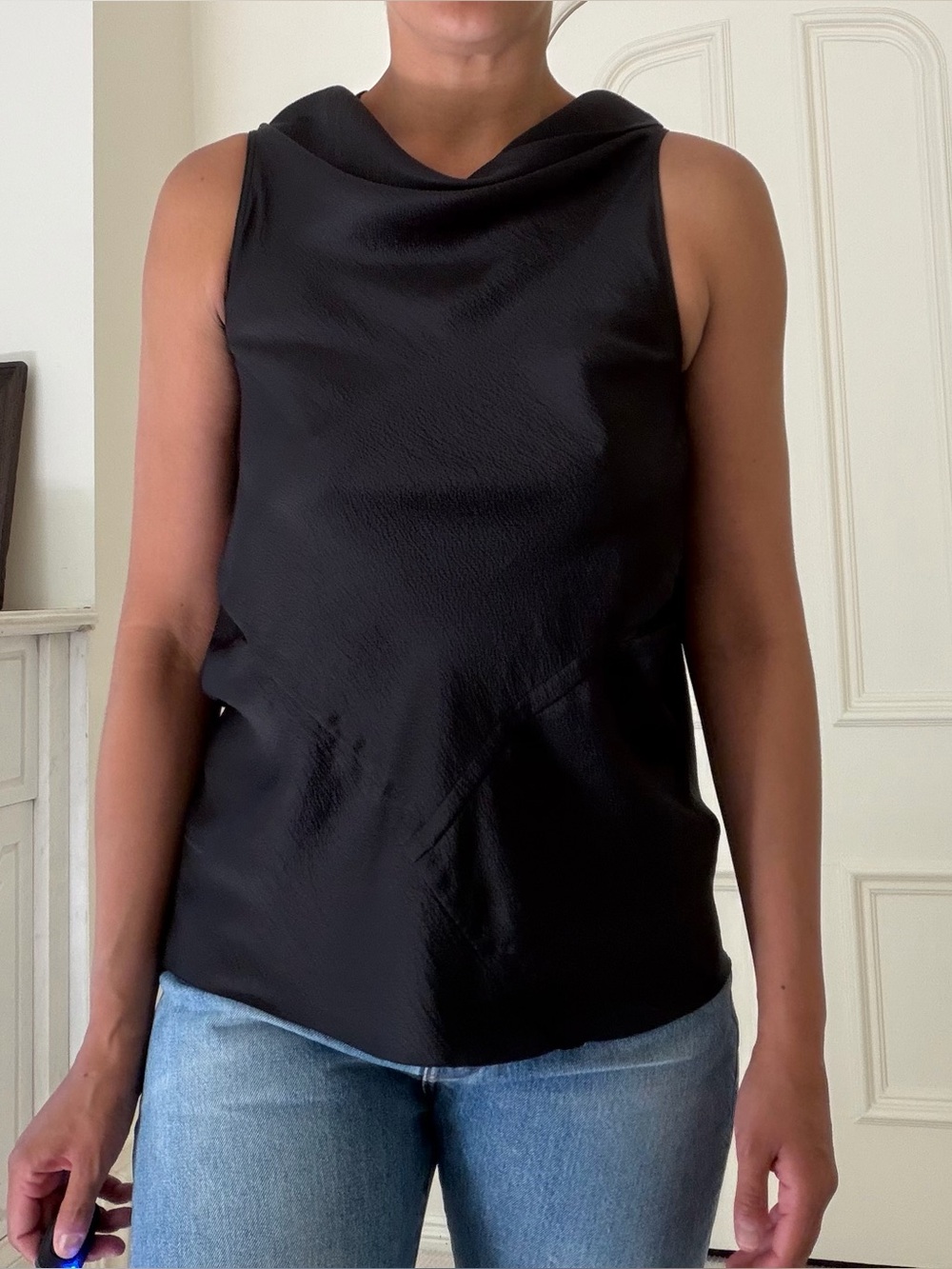 Rick owens hammered satin top